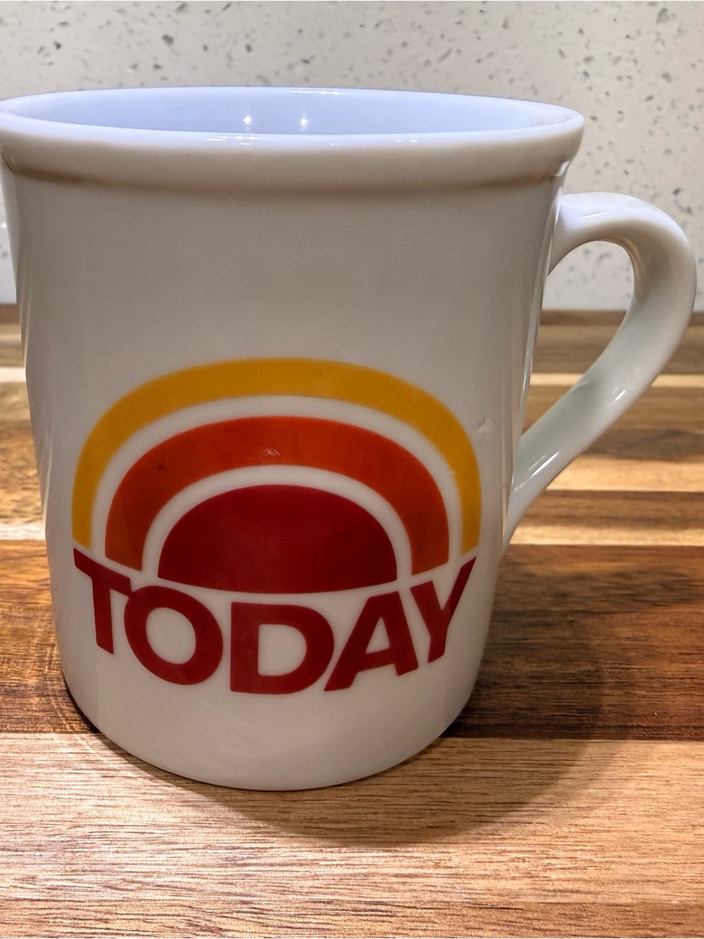 Vintage NBC Today Coffee Mug 80s